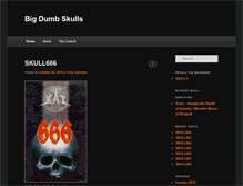 Tablet Screenshot of bigdumbskulls.com